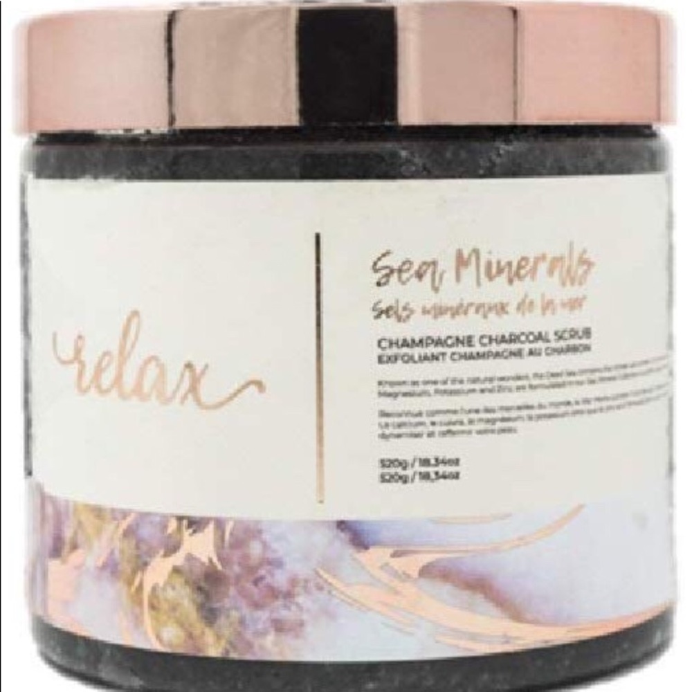 MANNA KADAR CHAMPAGNE CHARCOAL BODY SCRUB